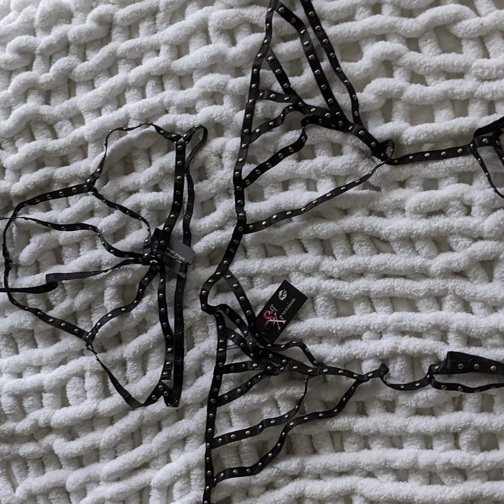 Studded Stretchy Harness Set